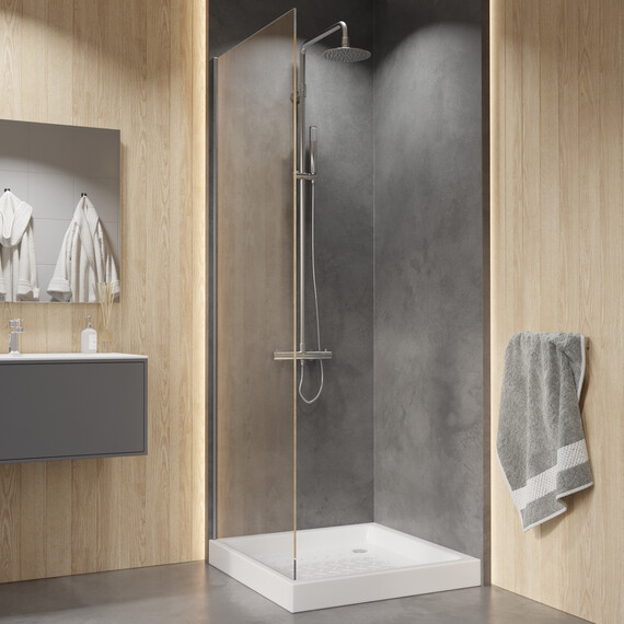 ПОДДОН ДЛЯ ДУША КВАДРАТНЫЙ КЕРАМИЧЕСКИЙ RGW CR