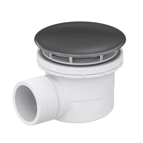 СИФОН ДЛЯ ДУШЕВЫХ ПОДДОНОВ RGW VELPLEX QYD-06 ГРАФИТ