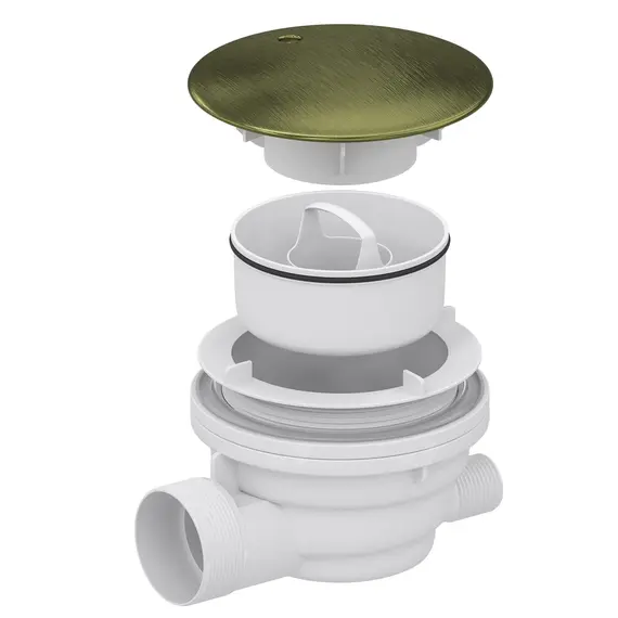 СИФОН ДЛЯ ДУШЕВЫХ ПОДДОНОВ RGW VELPLEX QYD-01 БРОНЗА