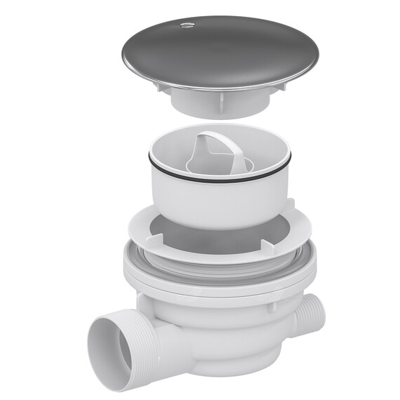 СИФОН ДЛЯ ДУШЕВЫХ ПОДДОНОВ RGW VELPLEX QYD-01 ХРОМ