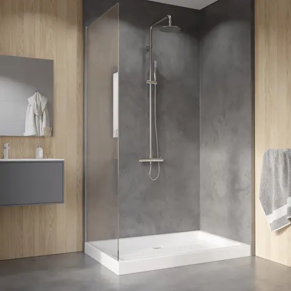 ПОДДОН ДЛЯ ДУША ПРЯМОУГОЛЬНЫЙ КЕРАМИЧЕСКИЙ RGW CR (ГЛУБИНА 75)