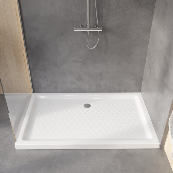 ПОДДОН ДЛЯ ДУША ПРЯМОУГОЛЬНЫЙ КЕРАМИЧЕСКИЙ RGW CR (ГЛУБИНА 35)