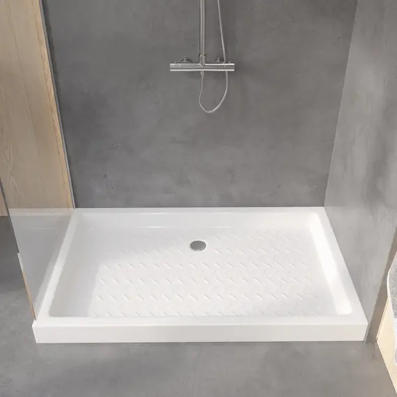 ПОДДОН ДЛЯ ДУША ПРЯМОУГОЛЬНЫЙ КЕРАМИЧЕСКИЙ RGW CR (ГЛУБИНА 75)