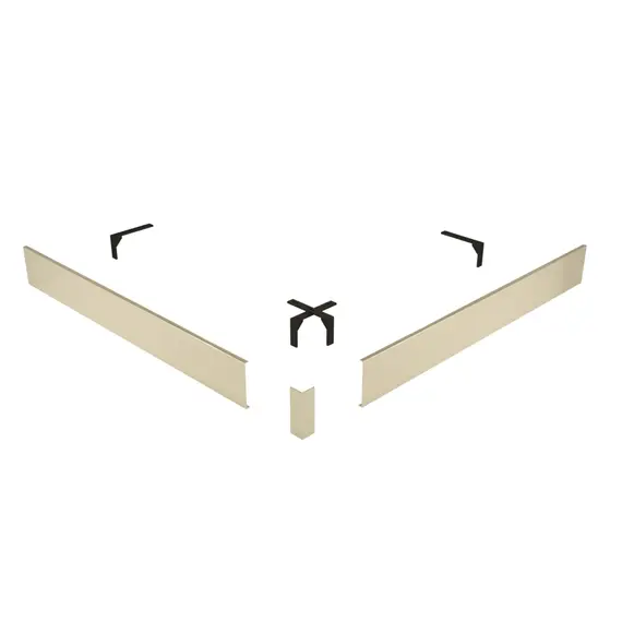 ЭКРАН ДЛЯ ДУШЕВОГО ПОДДОНА RGW N/ST-01 BE