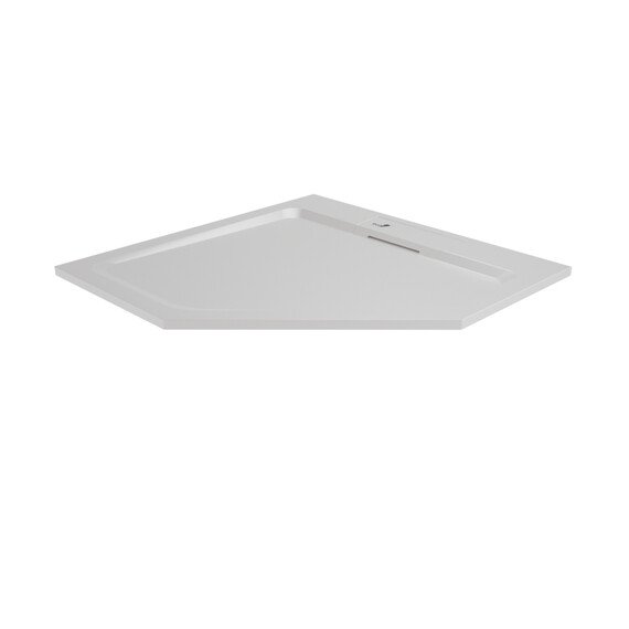 ДУШЕВОЙ ПОДДОН ТРАПЕЦИЯ RGW STA-61W БЕЛЫЙ