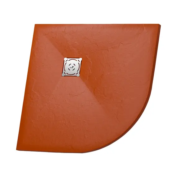 ДУШЕВОЙ ПОДДОН ПОЛУКРУГЛЫЙ RGW ST/R-TR ТЕРРАКОТ 900X900