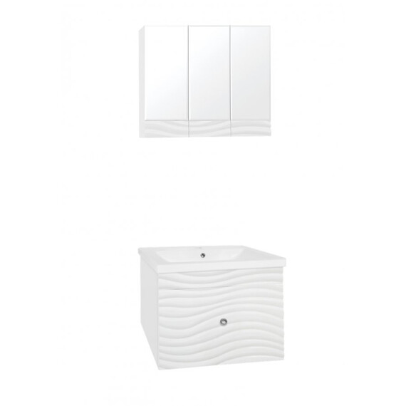 ЗЕРКАЛЬНЫЙ ШКАФ STYLE LINE ВЕРОНИКА 80 ЛЮКС БЕЛЫЙ