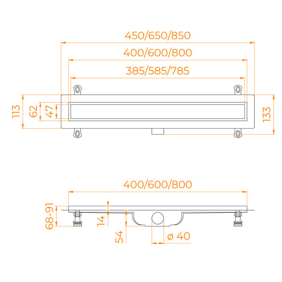 ДУШЕВОЙ ЛОТОК RGW DRAIN LEO-11