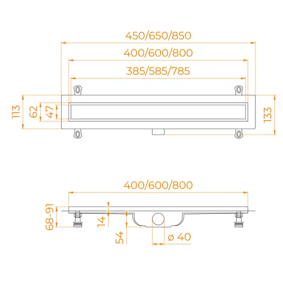 ДУШЕВОЙ ЛОТОК RGW DRAIN LEO-11