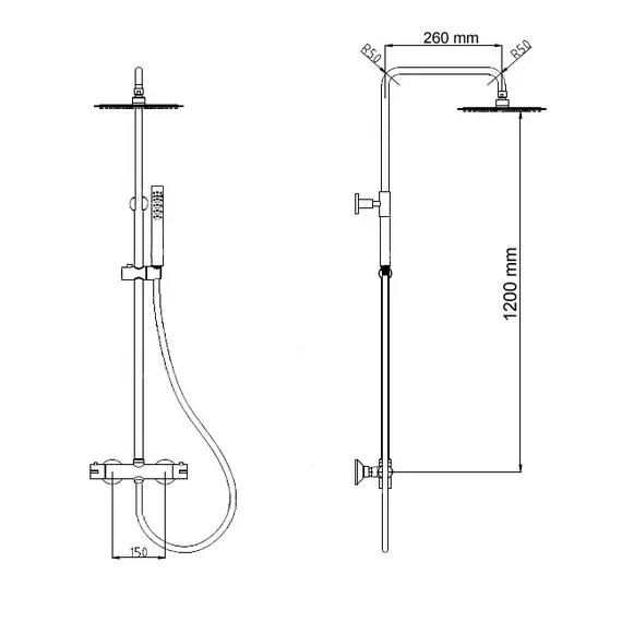 ДУШЕВАЯ СТОЙКА RGW SP-21