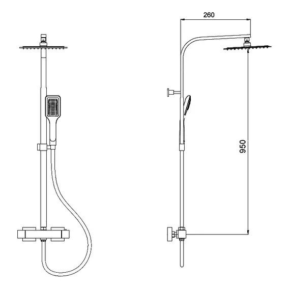 ДУШЕВАЯ СТОЙКА RGW SP-22