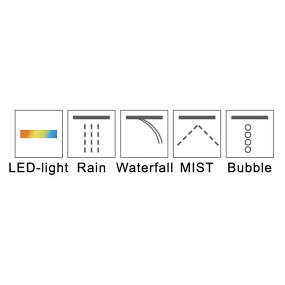 ВЕРХНИЙ МНОГОФУНКЦИОНАЛЬНЫЙ ДУШ RGW SP-73