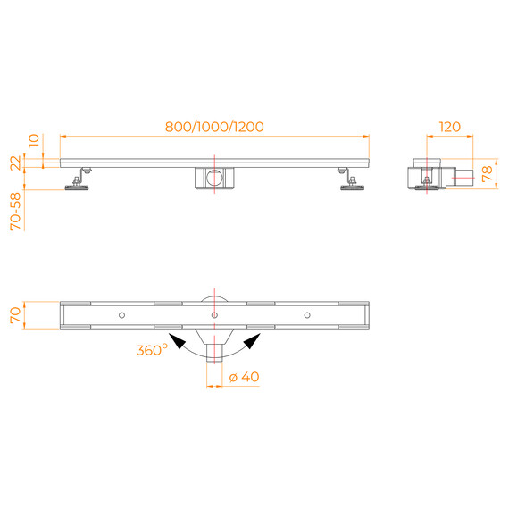 ДУШЕВОЙ ТРАП RGW SDR-08