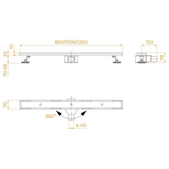 ДУШЕВОЙ ТРАП RGW SDR-08