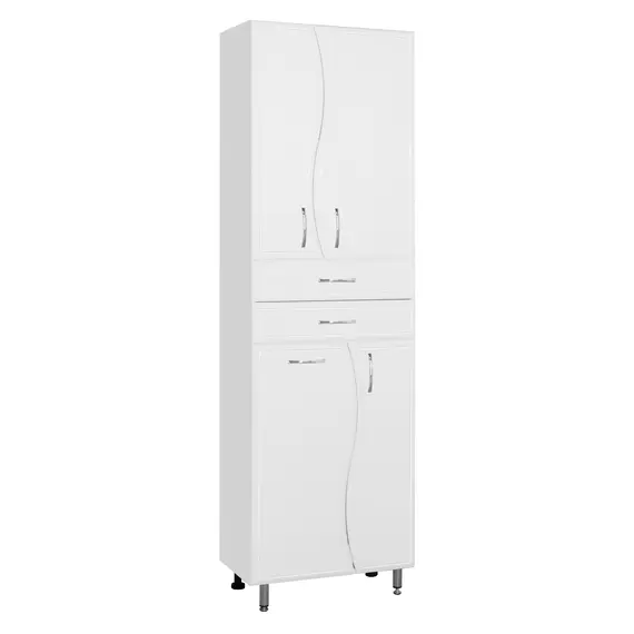 КОЛОННА STYLE LINE 600 (2 ЯЩИКА, КОРЗИНА) 2000X600X340 ВОЛНА