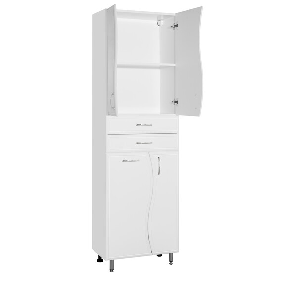 КОЛОННА STYLE LINE 600 (2 ЯЩИКА, КОРЗИНА) 2000X600X340 ВОЛНА