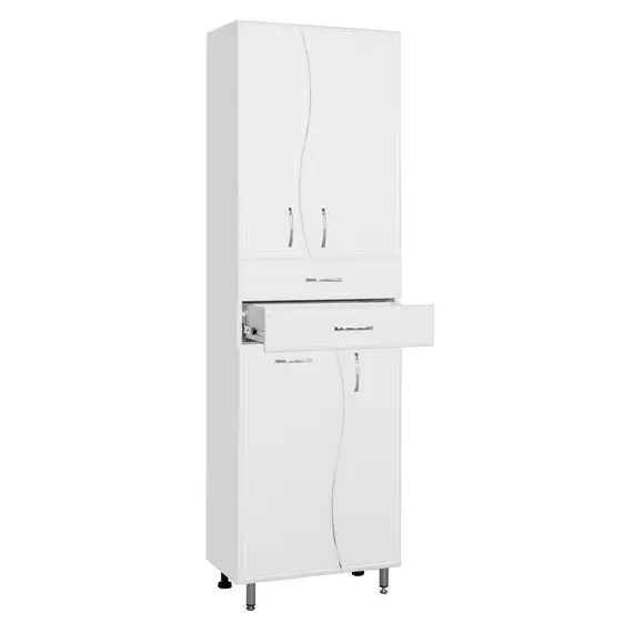 КОЛОННА STYLE LINE 600 (2 ЯЩИКА, КОРЗИНА) 2000X600X340 ВОЛНА