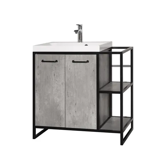 ТУМБА STYLE LINE "ЛОФТ" 1.1 60/80 СМ CLASSIC 60 БЕТОН