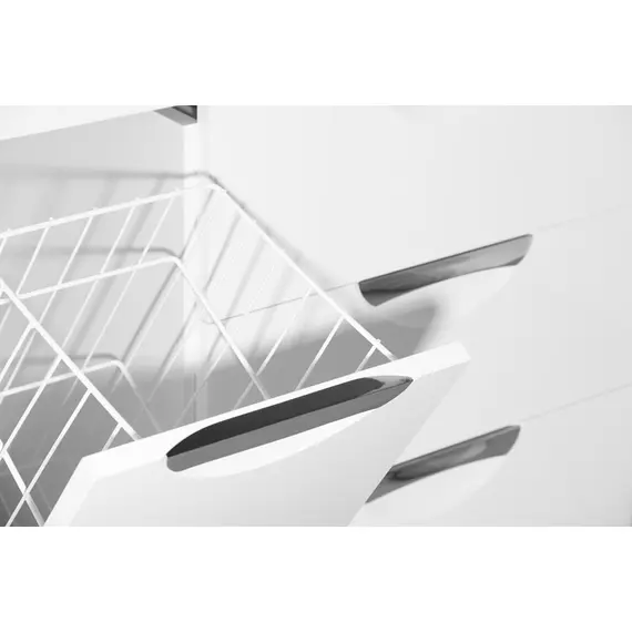 ТУМБА STYLE LINE "ЖАСМИН 82" (3 ЯЩ.) С КОРЗИНОЙ, КОРАЛЛ 82, ЛЕВАЯ 