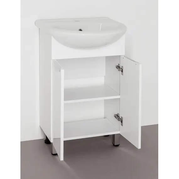 ТУМБА С РАКОВИНОЙ STYLE LINE ЖАСМИН 55 ПОД УМЫВАЛЬНИК УЮТ 55