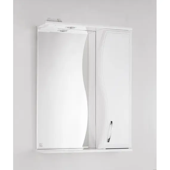 ЗЕРКАЛО-ШКАФ STYLE LINE ПАНДА 60/С, ВОЛНА