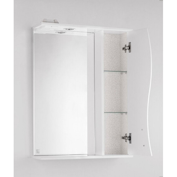 ЗЕРКАЛО-ШКАФ STYLE LINE ПАНДА 60/С, ВОЛНА