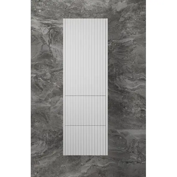 ПЕНАЛ STYLE LINE «СТОКГОЛЬМ» 360 СМ ПОДВЕСНОЙ 2 ЯЩИКА БЕЛЫЙ РИФЛЕНЫЙ СОФТ