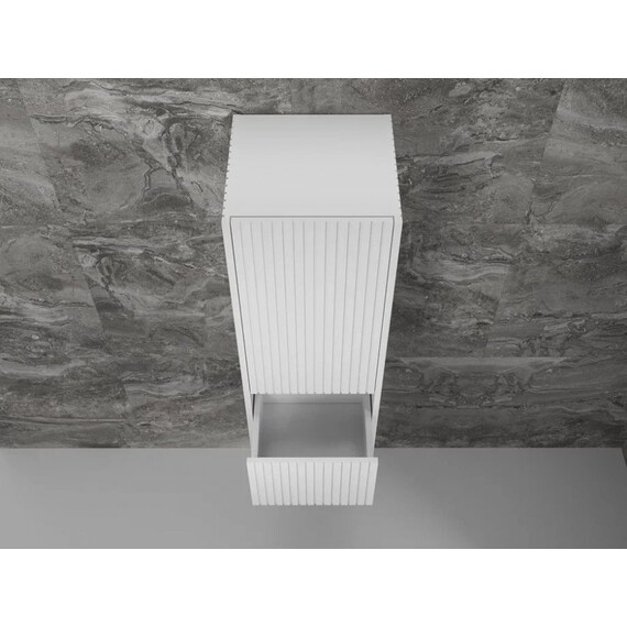 ПЕНАЛ STYLE LINE «СТОКГОЛЬМ» 360 СМ ПОДВЕСНОЙ 2 ЯЩИКА БЕЛЫЙ РИФЛЕНЫЙ СОФТ