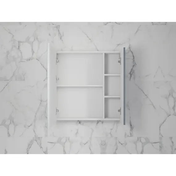 ЗЕРКАЛЬНЫЙ ШКАФ STYLE LINE «СТОКГОЛЬМ» 70 СМ ГРАФИТ СОФТ