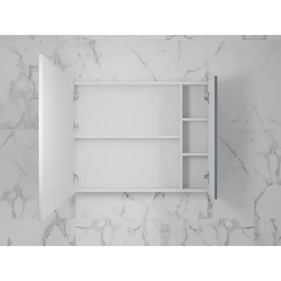 ЗЕРКАЛЬНЫЙ ШКАФ STYLE LINE «СТОКГОЛЬМ» 80 СМ ГРАФИТ СОФТ