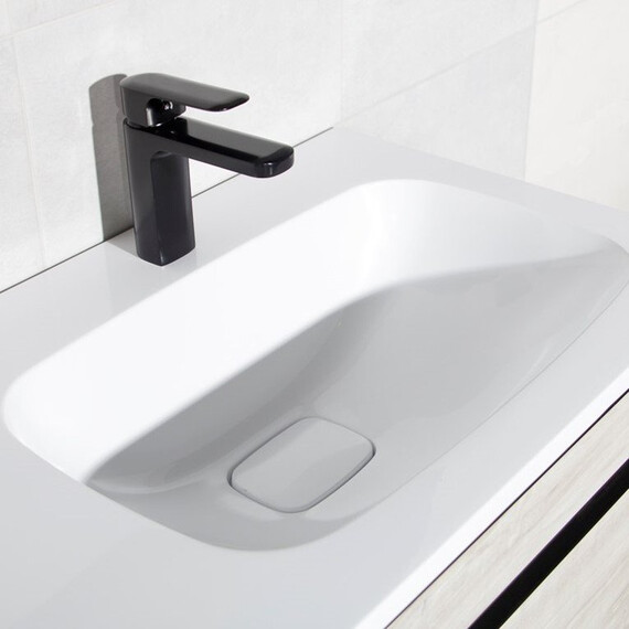 ТУМБА НАПОЛЬНАЯ STYLE LINE "БЕРЛИН 90" ПОД РАКОВИНУ БАРСЕЛОНА, 2 ЯЩ./НИШИ, PLUS, СОНАТА ПРАВЫЙ