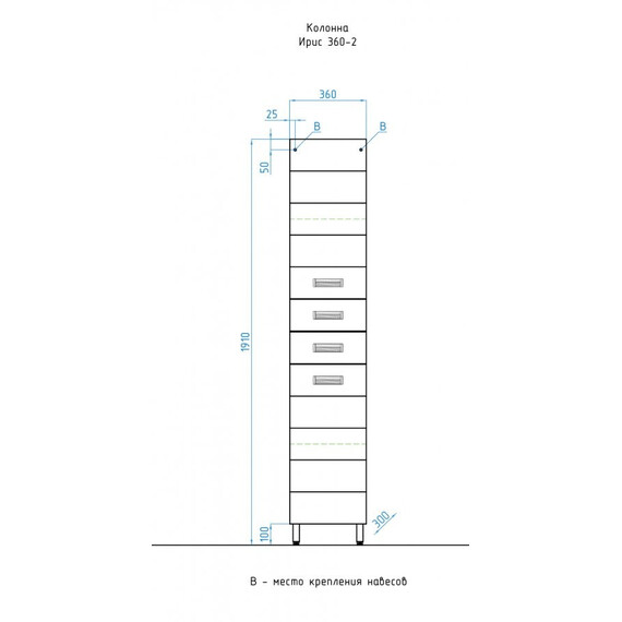 КОЛОННА STYLE LINE ИРИС 36