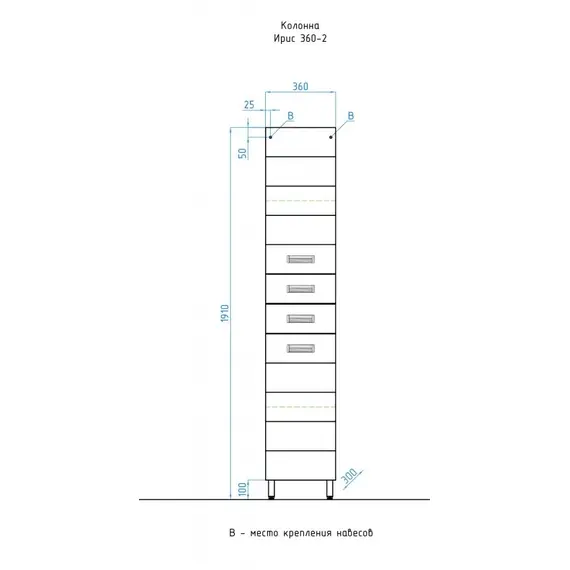 КОЛОННА STYLE LINE ИРИС 36