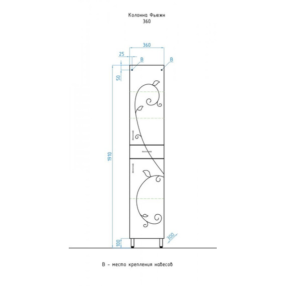 КОЛОННА STYLE LINE ФЬЮЖН 36