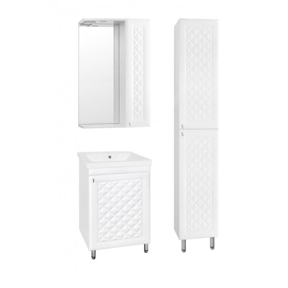 ЗЕРКАЛЬНЫЙ ШКАФ STYLE LINE КАННА 50/С, ЛЮКС