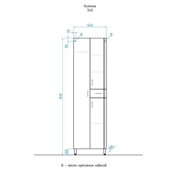 КОЛОННА STYLE LINE ЭКО СТАНДАРТ 54