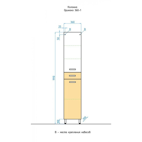 КОЛОННА STYLE LINE ОРИНОКО 36