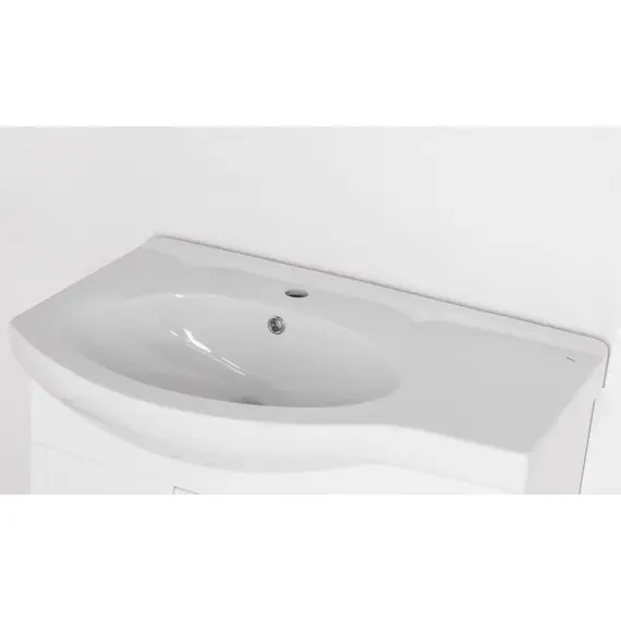 ТУМБА STYLE LINE "ЖАСМИН 82" (3 ЯЩ.) С КОРЗИНОЙ, КОРАЛЛ 82, ПРАВАЯ