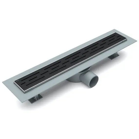 ЖЕЛОБ ДУШЕВОЙ ESBANO ECO РЕШЕТКА RAIN МАТОВЫЙ ЧЕРНЫЙ ДЛИНА 70 СМ