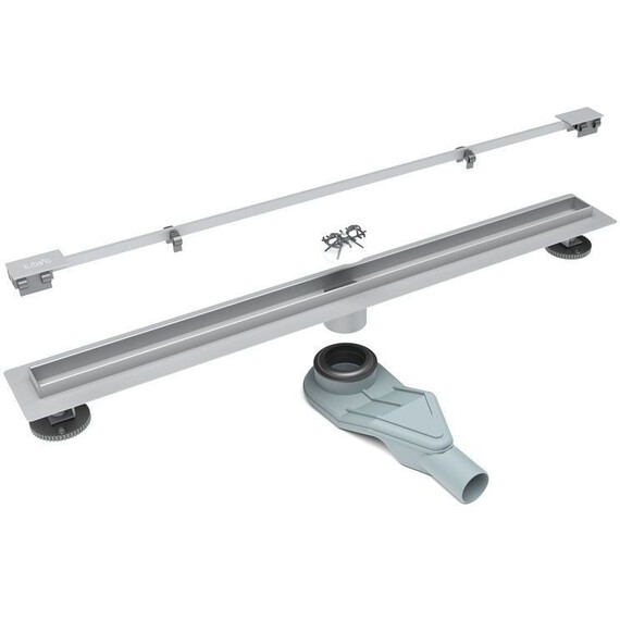 ЖЕЛОБ ДУШЕВОЙ ESBANO SLIM РЕШЕТКА LINE МАТОВЫЙ ХРОМ ДЛИНА 80 СМ