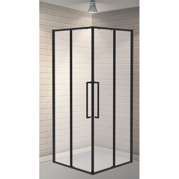 ОГРАЖДЕНИЕ ДУШЕВОЕ ESBANO ESS-90KV-B ЧЕРНЫЙ