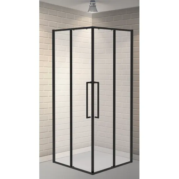 ОГРАЖДЕНИЕ ДУШЕВОЕ ESBANO ESS-90KV-B ЧЕРНЫЙ