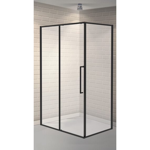 ОГРАЖДЕНИЕ ДУШЕВОЕ ESBANO ESS-119PS-B ЧЕРНЫЙ