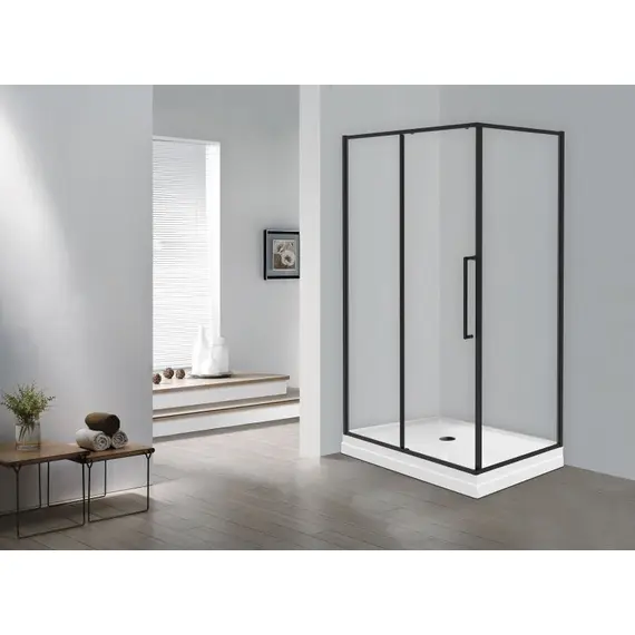 ОГРАЖДЕНИЕ ДУШЕВОЕ ESBANO ESS-119PS-B ЧЕРНЫЙ