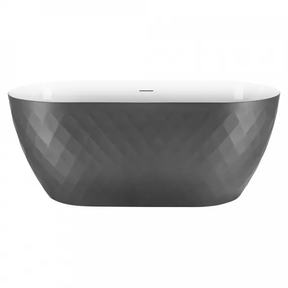 АКРИЛОВАЯ ВАННА BLACK & WHITE SB320 GREY