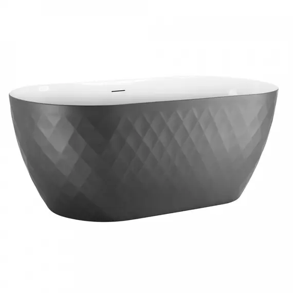 АКРИЛОВАЯ ВАННА BLACK & WHITE SB320 GREY