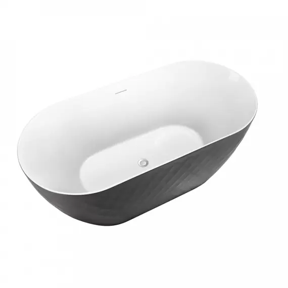 АКРИЛОВАЯ ВАННА BLACK & WHITE SB320 GREY