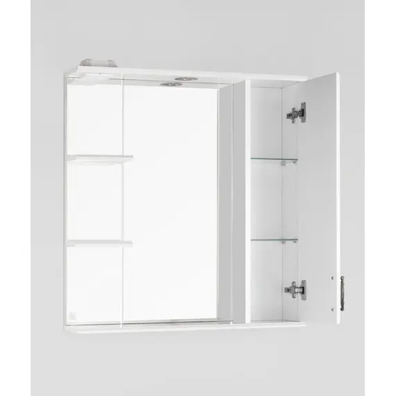 ЗЕРКАЛЬНЫЙ ШКАФ STYLE LINE ОЛЕАНДР-2 75/С, БЕЛЫЙ