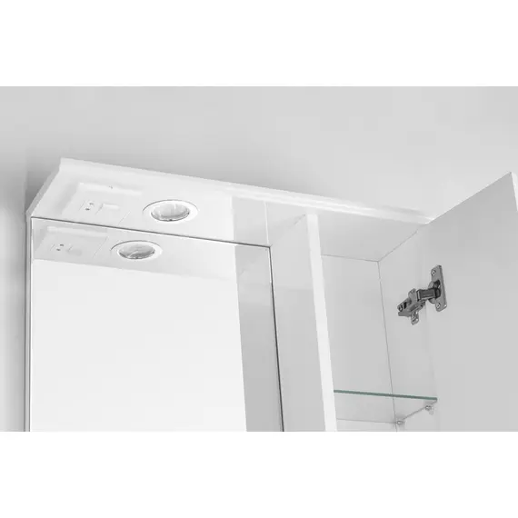 ЗЕРКАЛЬНЫЙ ШКАФ STYLE LINE ОЛЕАНДР-2 55/С, БЕЛЫЙ