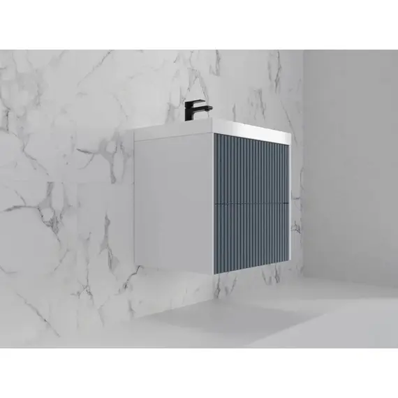 ТУМБА ПОДВЕСНАЯ STYLE LINE "СТОКГОЛЬМ 60", CLASSIC 60, (2 ЯЩ.) ГРАФИТ СОФТ, PUSH